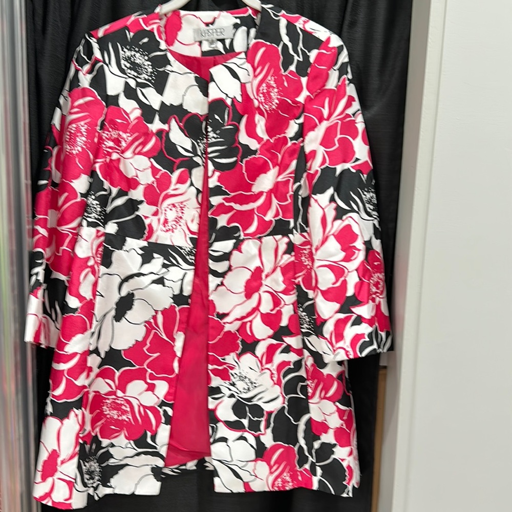 Kasper Lined 3/4 Sleeve Dress Jacket